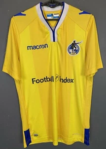 MACRON MENS FC BRISTOL ROVERS 2018/2019 AWAY SOCCER FOOTBALL SHIRT JERSEY SIZE M - Picture 1 of 12
