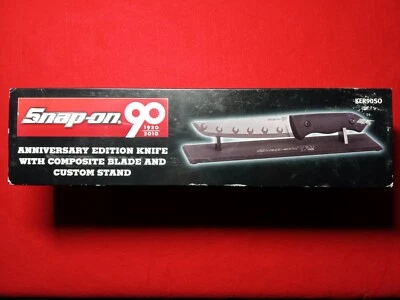 Snap On Limited Edition 90th Anniversary Knife with stand/papers / #2742 - Image 1 of 4