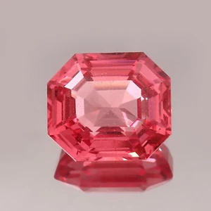 Natürlicher makelloser Ceylon Padparadscha Saphir lose strahlend geschliffen Edelstein 16 x 14 mm - Bild 1 von 4