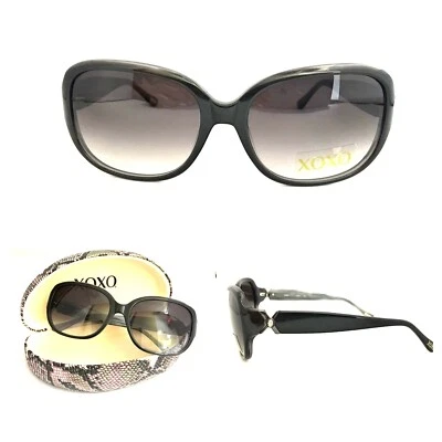 Nuevas gafas de sol 100 % auténticas XOXO X2330 negras (NEGRO) 56-17-135 Foto 1 de 4