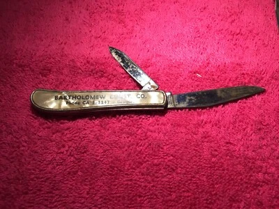 Navaja de bolsillo Beatice, Nebrask Bartholomew construction company Foto 1 de 4