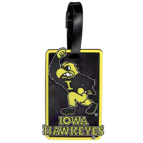 Iowa Hawkeyes Soft Luggage/Bag Tag Cover