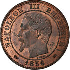 [#870789] M&#252;nze, Frankreich, Napoleon III, Napol&#233;on III, 2 Centimes, 1856, Rouen