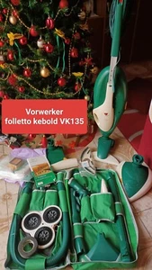 vorwerker folletto vk135, usato in buone condizioni. colore verde, accessoriato - Foto 1 di 10