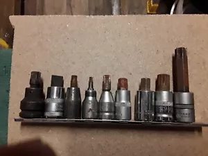 HEAVY DUTY 1/2" SOCKET/BIT SET , QUALITY BITS . REDUCED - Picture 1 of 2