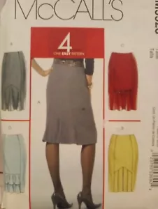 Women's Straight Skirt Sewing Pattern Mid Knee Skirt Office M5523 - Picture 1 of 3