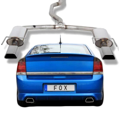 Fox Doble Escape Deportivo 1X142X78Mm Trapezoidal Opel Vectra C OPC 2.8L 06-08 - Imagen 1 de 4