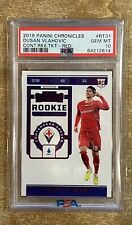 2019-20 Panini Chronicles Contenders Red Rookie Ticket Dusan Vlahovic RC PSA 10