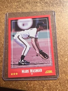 1988 Score Baseball # 283 Mark Wasinger RC - Picture 1 of 6