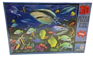 Howard Robinson Super 3D Puzzle 500 pieces Shark / Ocean / Fish - Picture 1 of 5