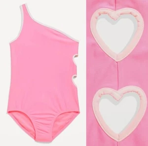 Old Navy Kid Girls One-Shoulder Side-Cutout One-Piece Swimsuit Size XL (14-16) - Picture 1 of 1