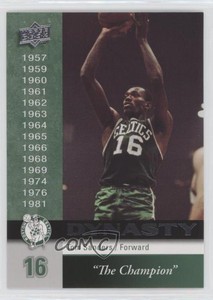 2008-09 Upper Deck Boston Celtics Dynasty Tom Sanders #BOS-12 HOF