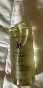 OLIVIA CARE TAHITIAN COCONUT NOURISHING BODY OIL FOR ALL SKIN TYPES HYDRATES 4oz - Picture 1 of 2
