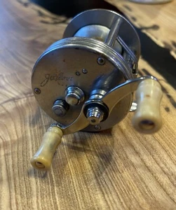 Vintage J. A. Coxe 60 Level Wind Fishing Reel GREAT WORKING Shape - Picture 1 of 7