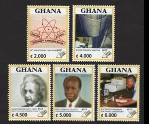 Ghana 2005 MNH 5v, Nobel winner Einstein, International Year of Physics - Picture 1 of 1