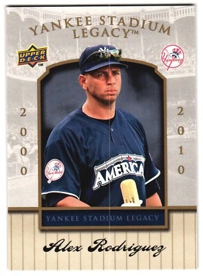 Alex Rodriguez World Series 2008 Upper Deck Yankee Stadium Legacy Card # 47 - Image 1 of 2