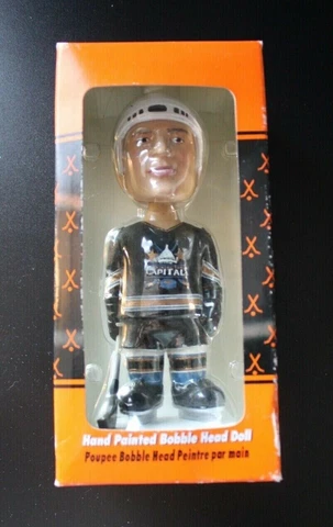 Jaromir Jagr Washington Capitals "Bobble Dobbles" Hand painted bobble head NIB Cover