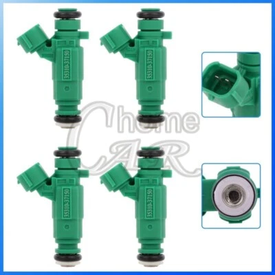 4 inyectores de combustible para Hyundai Accent Kia Rio 2006 2007 2008 2009 2010 2011 1,6 L Foto 1 de 4