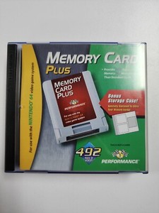 Memory Card Plus N64 492 With Case