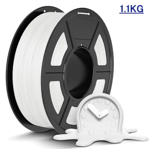 JAYO PLA Classic 3D Printer Filament 600mm/s 1.75mm 1.1KG Matte White Clog-Free - Picture 1 of 8