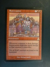 MtG Urza's Destiny Repercussion - LP $0.50 Shipping