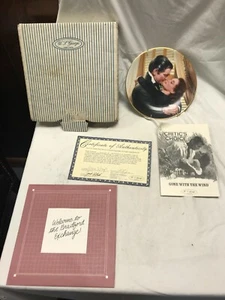 W.S. George Gone With The Wind Plate Marry Me, Scarlett! Paul Jennis Fine China - Picture 1 of 9