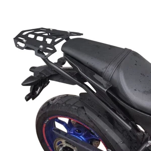 Black Rear Carrier Luggage Rack Cargo Shelf Bracket For YAMAHA MT-125 2018-2022 - Picture 1 of 12