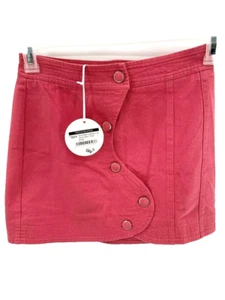 Storia Damen Jeans Minirock Gr. S Knopfleiste Rosa Neu mit Etikett - Bild 1 von 7