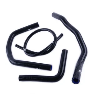 Silicone Radiator Coolant Hose Kit for Yamaha Banshee 350 YFZ350 1987-2006 Black - Imagen 1 de 12