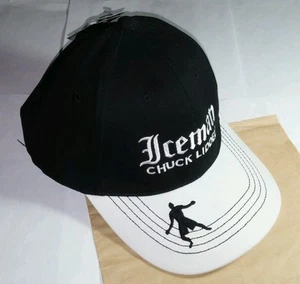 Cf Cage Fighter mma Iceman Chuck Liddell B&w Weiß Bill Eng Baseballmütze Cap - Picture 1 of 2