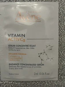 Avene vitamin activ Cg radiance concentrated serum Reduces Wrinkles Even Skin - Picture 1 of 2