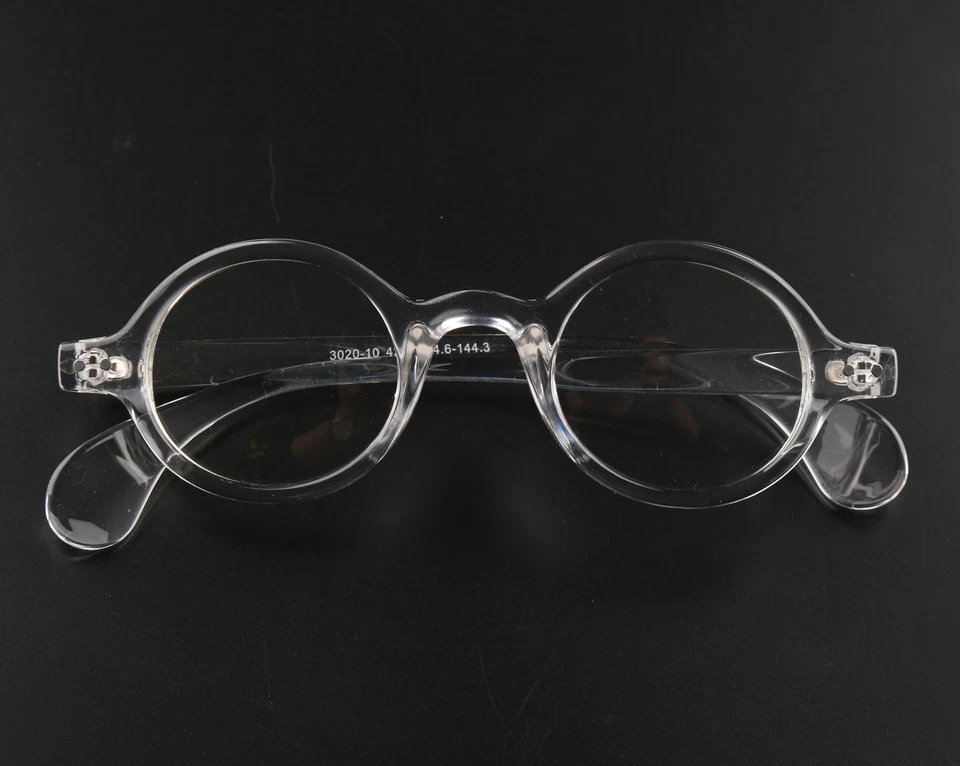 Agstum Vintage Full Rim Round Eyeglasses Frame Spectacles Eyewear Clear  - Image 1 of 4