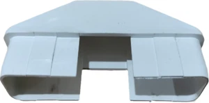 10 Pack PVC Post Caps Fencing Cap Picket Fence Cover for 75x20 Pickets white - Picture 1 of 7