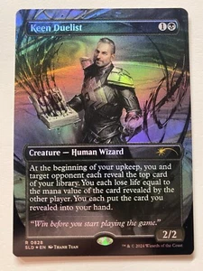 Keen Duelist (0828) *FOIL* SECRET LAIR: Sheldon NM/MT MTG Combined Shipping - Picture 1 of 9