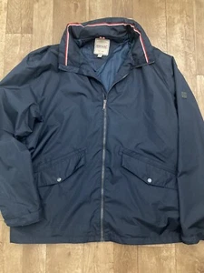 Chaqueta de lluvia Regatta para hombre azul marino resistente al agua con cremallera con capucha 3XL - Imagen 1 de 12