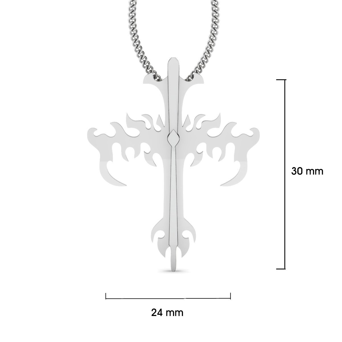 Holy Cross Pendant Gothic Style Holy 