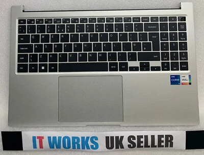 OOS TESTED Genuine Samsung Galaxy Book NP750XDA-KD2UK Palmrest UK Keyboard - Image 1 of 4