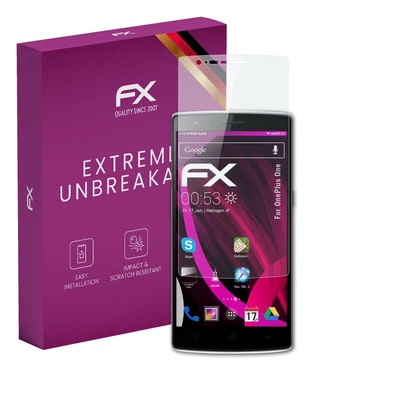 atFoliX Glass Protective Film for OnePlus One Glass Protector 9H Hybrid-Glass - Image 1 of 4