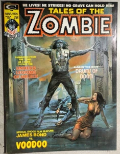 TALES OF THE ZOMBIE volume 2 #1 (1974) Marvel Comics B&W magazine VG/VG+ - Picture 1 of 3