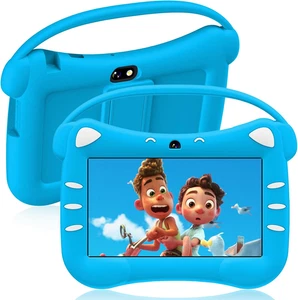 Tablet Android 7 Pollici Tablet per Bambini Con Wifi Bluetooth Doppia Fotocamera - Foto 1 di 12