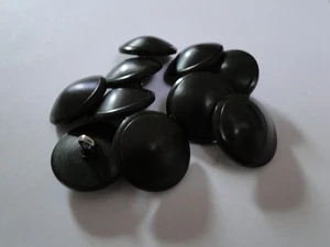 1 0 Stück  Bundeswehr Uniform-Knöpfe in schwarz 22 mm - Picture 1 of 1