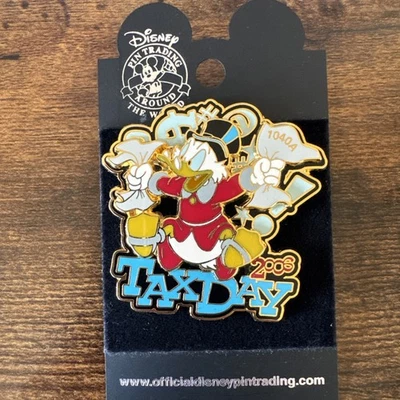2006 Scrooge McDuck LE 2500 налоговый день Pin Disney - Изображение 1 из 2
