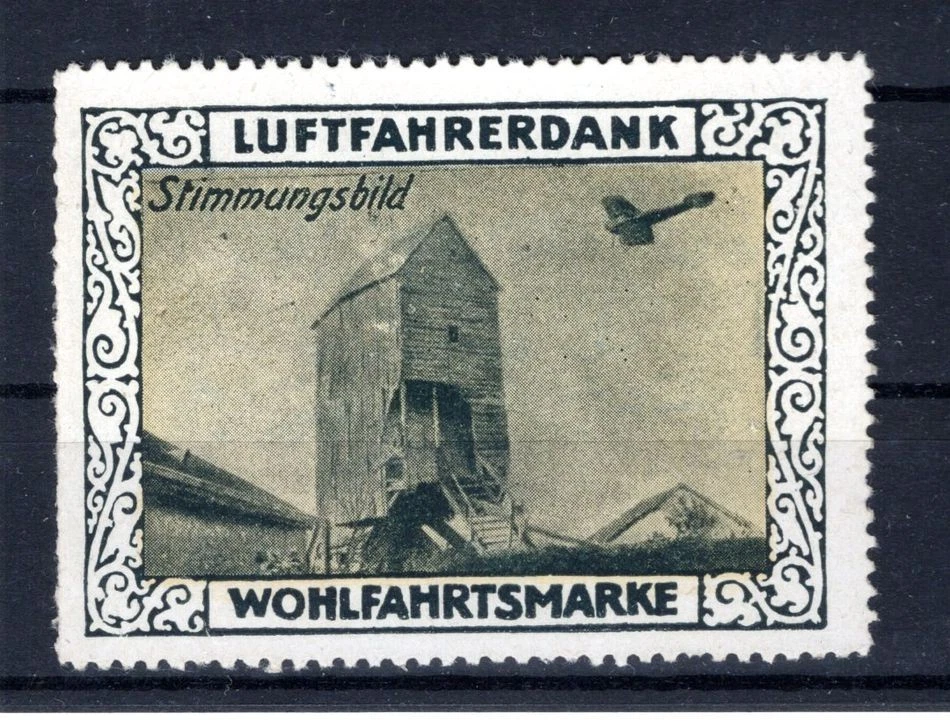Zeppelin/ Flugpost LUFTFAHRERDANK VIGNETTE STIMMUNGSBILD (CA8474 - Bild 1 von 1