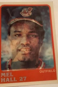 Sportflics Baseballkarte #180 Mel Hall 1987 Cleveland Indians schneller Versand MLB - Bild 1 von 2