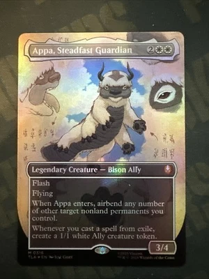 Appa Steadfast Guardian Borderless Foil 316 Avatar The Last Airbender MTG 000162 - Image 1 of 2