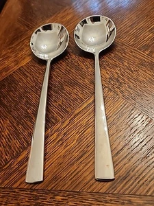 2 cucchiai da portata moderni pesanti DANSK • Made in Korea - Foto 1 di 6