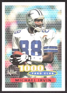 Michael Irvin 1996 Topps #244 1000 YARD CLUB Dallas Cowboys - Picture 1 of 2