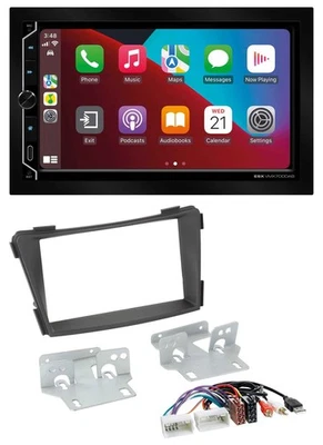 ESX 2DIN DAB USB MP3 Bluetooth Autoradio für Hyundai i40 ab 2011 VF schwarz AUX - Bild 1 von 4