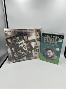 VTG 1992 & 2004 Elvis The King 1000 Piece Jigsaw Puzzle LOT Of 2 Sealed NEW - Picture 1 of 7