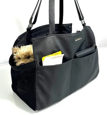 Bolso de Lona Bolso de Hombro para Perros, Suave, Acogedor, Elegante, Mucho Almacenamiento Hecho en EE. UU. Foto 1 de 4